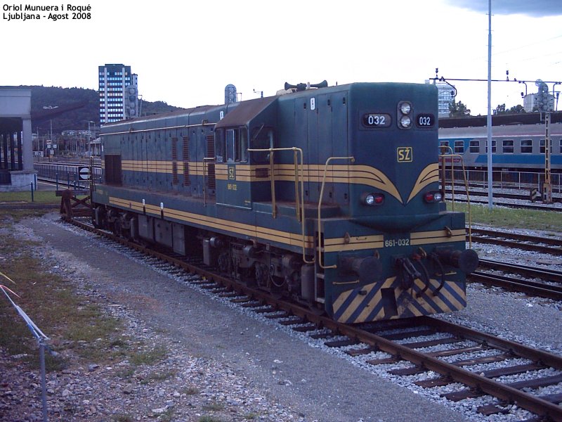 Locomotora 661-032. Ljubljana (Slovenija).