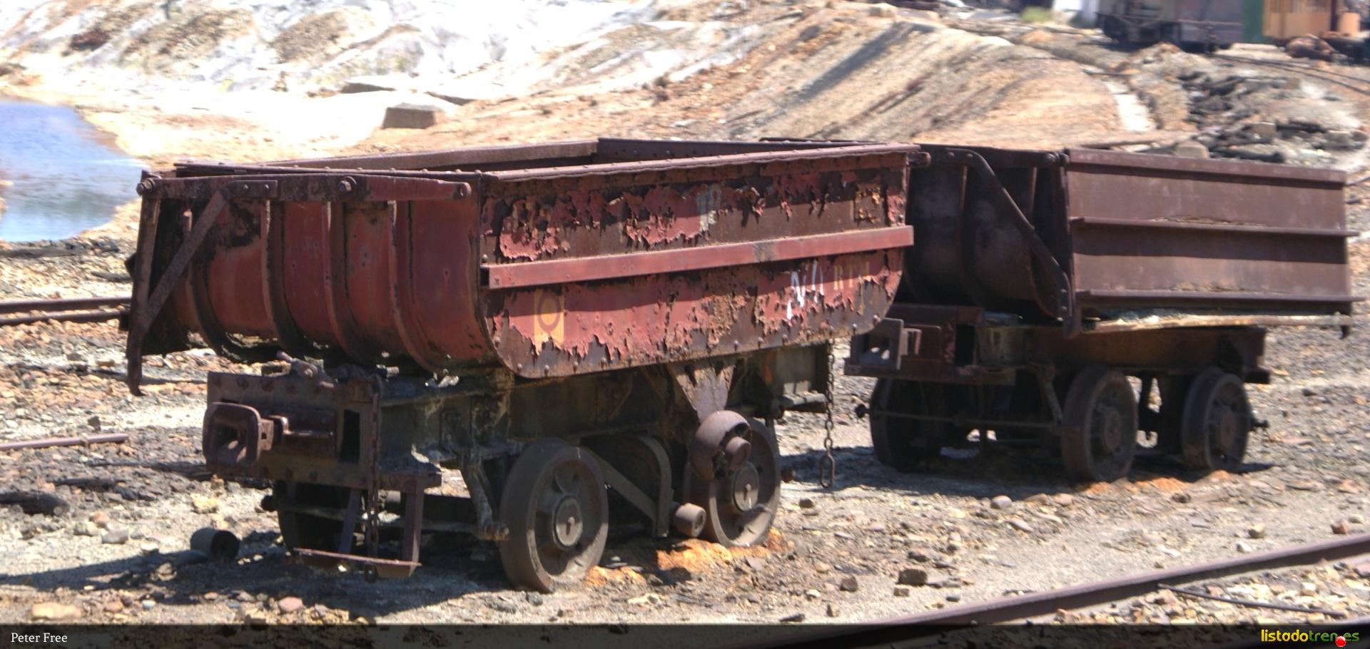 Rio Tinto, vagón de simple vuelco K, Las Zarandas