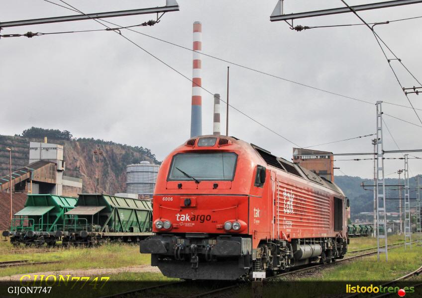 Takargo-6006 Aboño 22/08/2018