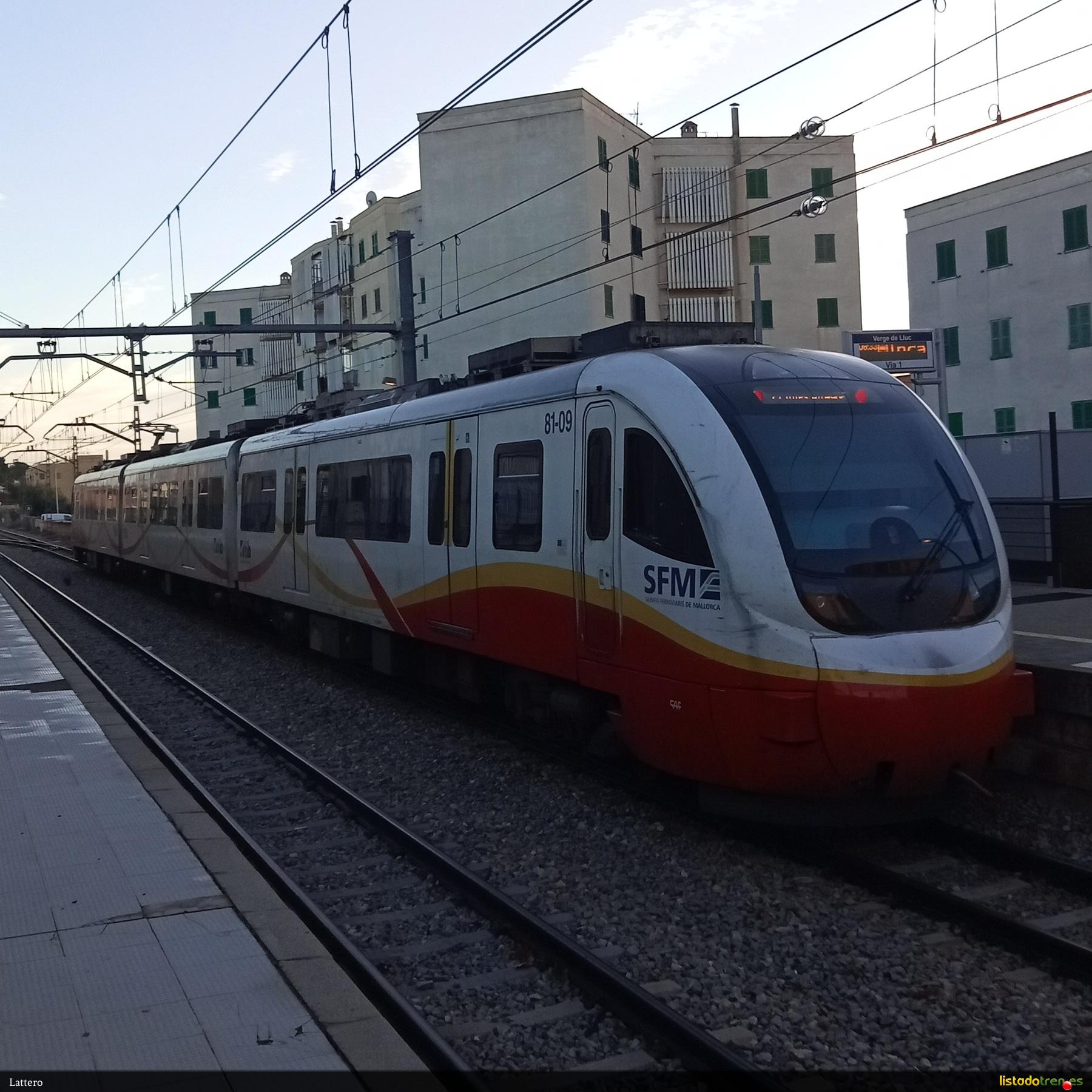 Sèrie 81 de SFM en Verge de Lluc