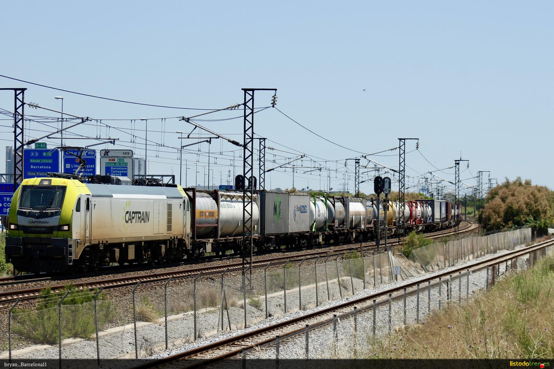 256 de Captrain pasando por cornella