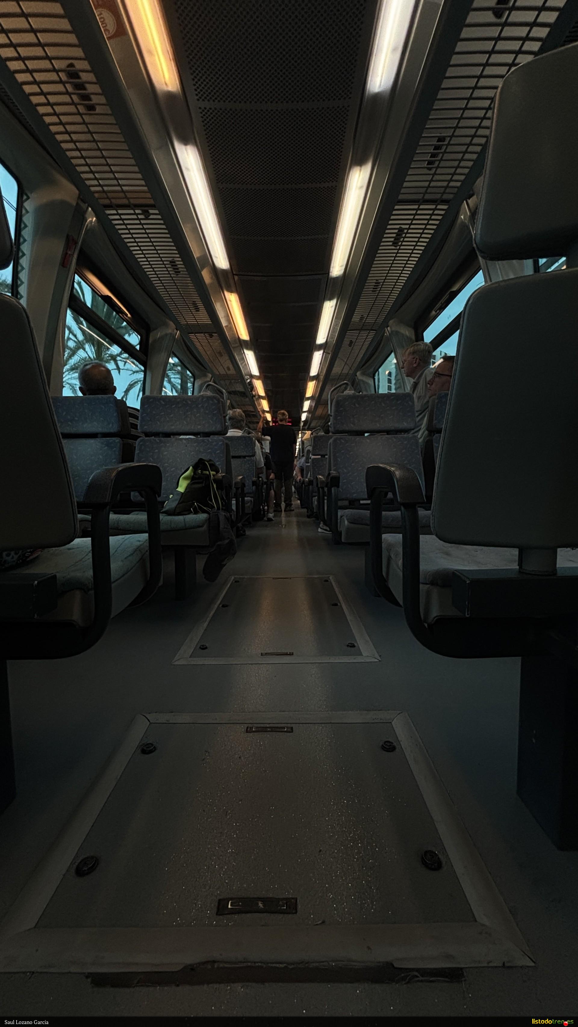 Interior Serie 2511-2512 en el último viaje